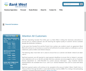 bankwest.ca: Bank West
