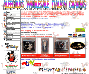 TUCCI CHARMS- ITALIAN CHARMS, CHARM BRACELETS AND ACCESSORIES AT TUCCI CHARMS- ITALIAN CHARMS, CHARM BRACELETS AND ACCESSORIES AT