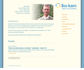 erfolgreich-durch-persoenlichkeit.com: Bodo Alberts: Beratung - Training - Coaching
Bodo Alberts: Beratung - Training - Coaching