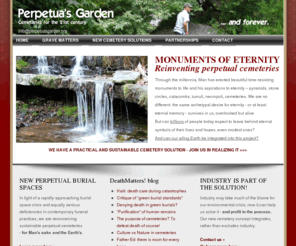 eternalcemeteries.com: Perpetua's Garden: TRULY PERPETUAL CEMETERIES - for the timeless needs of Man AND environment
Reconceiving perpetual cemeteries for Man's and the environment's needs