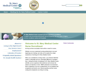 stmarynursingcareers.org: Nurse Recruitment at St. Mary Medical Center
Whether you are a seasoned nursing professional or are just beginning your training, we invite you to explore the unique experience of working at St. Mary Medical Center.