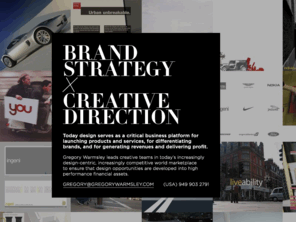 magnuswarmsley.com: Gregory Warmsley
Gregory Warmsley, Brand Strategy X Creative Direction