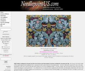 needlepointus.com: High Quality Needlepoint Canvases and Needlepoint Kits at Discount Prices 
~ NeedlepointUS.com - Home
Home Page - NeedlepointUS.com -Call us at 888-801-3084