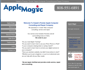 briankerber.com: Apple Magic "Onsite" Mac Computer Service, Repair, And Consulting In Hawaii. Mac Computer Consulting, Service and Repair located in Hawaii.
Apple Magic 