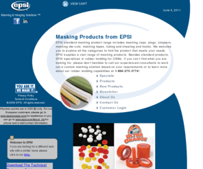 epsi.com: Masking Solutions - Powder Coating - E-coating - Plating - Silicone Caps - Masking Products - Masking Tape - EPSI Masking Solutions
Masking Solutions caps plugs and stoppers to hanging masking solutions and racking systems we have a product to meet all of our customers finishing needs. Molded, Extruded, Hooks