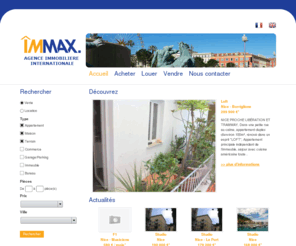 immax06.com: Agence Immobilière IMMAX Nice
Annonces immobilières de l'agence IMMAX à Nice. Retrouvez nos appartements et maisons à la vente.