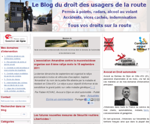 maitrekovac.com: Maître KOVAC - Avocat en droit automobile et routier - Avocat à Dijon - Avocat Dijon Auxerre Excès de vitesse Permis annulé contravention alcool au volant 48 SI
Avocat à Dijon, Un avocat vous guide dans le droit de l'automobile. Maitre Fabien KOVAC, Avocat au Barreau de Dijon - Permis de conduire, Permis a points, annulation de permis 48 SI, radar, excès de vitesse, alcool au volant,  infractions, vices caches...tous vos droits sur la route. Maitre Fabien KOVAC est membre du cabinet DGK et Associés, inscrit aux barreaux de Dijon et Auxerre.
