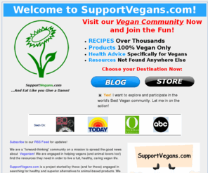 supportvegans.com: SupportVegans.com
your description