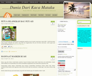 ujanasihat.com: ……Dunia Dari Kaca Mataku
