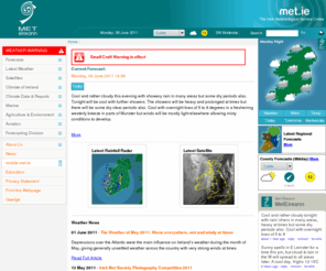 weather.ie: Met Éireann - The Irish Meteorological Service Online
Met Éireann, the Irish National Meteorological Service, is the leading provider of weather information and related services for Ireland.