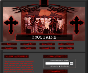 crosswirerocks.com: Crosswire - Home
Crosswire Band, Crosswirerocks.com, David Dobbert