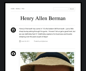 henryberman.com: Henry Allen Berman
The life & times of young Henry Allen Berman.