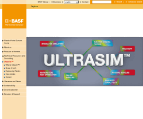 integrative-simulation.com: BASF PlasticsPortal - Ultrasim
Ultrasim is the versatile and flexible CAE tool from BASF for innovative parts using BASF plastics. With Ultrasim efficient, lightweight components subject to high levels of stress can be tailor-made for specific requirements   in every phase of component development. 