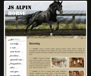 alpin-horse.info: JS Alpin Horse Unhošť
chov koní plemen welsh part bred