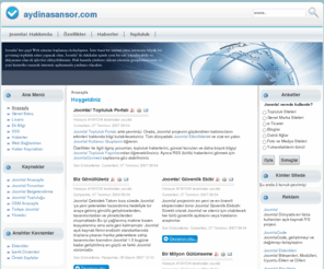 aydinasansor.com: Hoşgeldiniz
Joomla - devingen portal motoru ve içerik yönetim sistemi