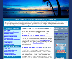 carrolltontravelagencies.com: Carrollton Travel Agencies
Carrollton Area Travel Agencies - Dynamic Travel & Cruises - DFW's largest and best vacation agency.