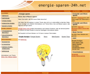 energie-sparen-24h.net: energie sparen
Informationen zum Thema Energie sparen