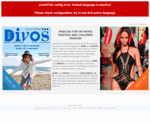 divos-revistamodainfantil.es: PASSION FOR INTIMATE FASHION AND CHILDREN FASHION - Ediciones F&B - Diva - Divos
