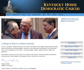 kyhousedemocraticcaucus.com: Kentucky Democratic House Caucus
Website of the Kentucky House Democratic Caucus Campaign Committee.