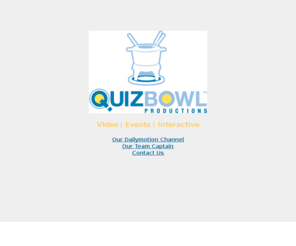 quizbowlproductions.com: Quiz Bowl Productions
Video, Event, Interactive, Integrated 						Production