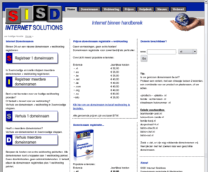 sisd.nl: SISD Webhosting & domeinnaam registratie. Wereldwijde domeinnamen inclusief webhosting.
SISD - Webhosting & domeinnaam registratie. Alle mogelijke domeinnamen en hosting. Claim nu uw domeinnaam.