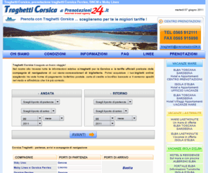 traghetticorsica.com: traghetti Corsica, biglietteria online traghetti per la Corsica
Corsica Traghetti - Prenota online con Traghetti Corsica alle migliori tariffe di mercato.