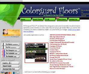 winterguardfloor.com: Colorguard Floors - Get Floored for Less 
than $1000!
