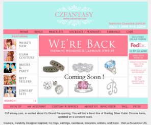 czfantasy.com: Cubic Zirconia Jewelry, Rings, Sterling Silver CZ Fashion Costume Designs CzFantasy.com
