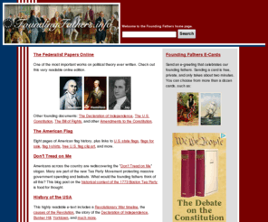 foundingfathers.info: Founding Fathers
The Founding Fathers info home page. Includes lots of history and links for people who are interesting the heroic founding of the American republic.