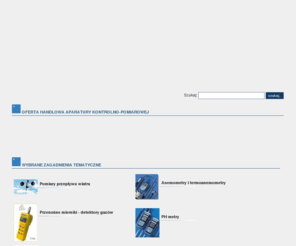 kompartpomiar.pl: Kompart - Pomiar
 Aparatura kontrolno-pomiarowa: rezystory Pt100, czujniki temperatury, przewody kompensacyjne, higrometry, anemometry, Mierniki i przetworniki: temperatury, wilgotności, ciśnienia, przepływu powietrza... 