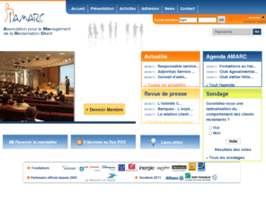reclamation-clients.org: AMARC - Association pour le MAnagement de la Réclamation Client
Créée en 2004, l’Association pour le MAnagement de la Réclamation Client compte 240 entreprises adhérentes qui ont pris le pari et le parti de « transformer le pépin en pépite ».