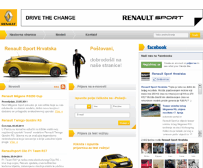 renault-sport.hr: Renault Sport Hrvatska
Za sve ljubitelje adrenalina i sportskih vozila! Prikupljeno na jednom mjestu.