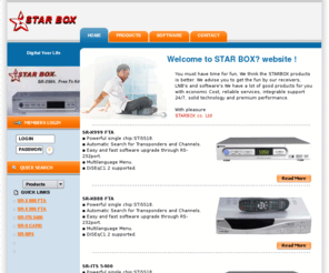 starbox-digital.com: ::. STARBOX Digital .::   solid receivers , LNB's and Software
starbox, star box, starboxs, receivers, lnb, starbox digital, digital