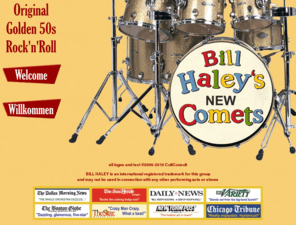 bill-haley.com: Bill Haley is back with Bill Haley's New Comets
bill haley & his comets - their only legal successors are bill haley's new comets with over 400 years rock n roll experience