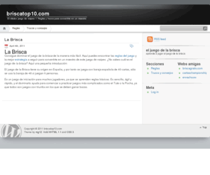 briscatop10.com: La Brisca | Reglas | Trucos | Estrategia | Brisca Online

