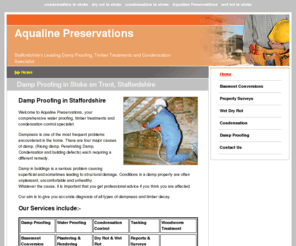 dampproofingstaffordshire.com: Damp Proofing in Stoke on Trent : Aqualine Preservations
For Damp Proofing in Stoke on Trent call Aqualine Preservations today. Experts for you.