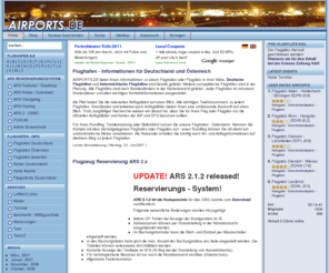 flugplatz.com: AIRPORT Flughafen Flugplatz Pilot
Flughafen, Airport, Flugplatz, - Info für Piloten rund um Luftfahrt, Flugschule, Aeroclub, Flugwerft, Flugzeug, Aero-Jobs, Flugzeugcharter und Flugzeugmarkt in der der General Aviation