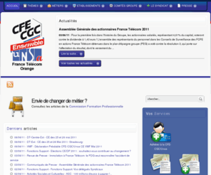 cfecgc-ft-orange.com: CFE-CGC/UNSA France Télécom-Orange
Le syndicat CFE-CGC UNSA France Télécom Orange prépare l’avenir des salariés du groupe. Retrouvez toutes nos analyses, actualités et interventions médias.