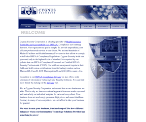 cygnus-security.com: Information Technology Security HIPAA Compliance Services
Information Technology Security HIPAA Compliance Services