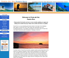 portadelsol-pr.com: Porta del Sol, Puerto Rico. Puerto Rico Beaches,Attractions, Surfing, Seafood
Puerto Rico Attractions and best beaches. Porta del Sol Puerto RIco has Rincon, Aguadilla, Cabo Rojo, Mayaguez, San German, Lajas, Boqueron and Lighthouse in Puerto Rico. Rincon Surfing, Cabo Rojo PR