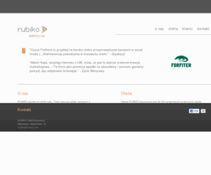rubiko.com: RUBIKO
RUBIKO Rafał Dłużewski, Agencja Reklamowa