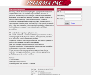 pharmapaconline.com: PharmaPac
PharmaPac Dispensing System