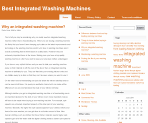 bestintegratedwashingmachines.com: Integrated Washing Machines
A guide to the best integrated washing machines around.