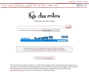 dexonline.ro: Dicționar explicativ al limbii române | DEX online
