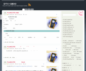 dtx1800.net: 美国FLUKE|福禄克DTX系列超五类六类测试仪
本站免费提供福禄克布线测试仪与FLUKE网络测试仪产品资料及技术文章,美国福禄克FLUKE测试仪提供:福禄克fluke DTX1800,DTX1200,DTX-LT,DTX-CLT,microscanner,cableiq等。