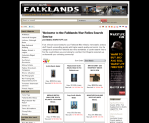 falklandswarstuff.com: Falklands War | War Relics Search
Falklands War Relics. WARSTUFF Search finds you Falklands War Relics, Militaria and Memorabilia from that period.