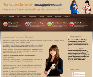 nuvo-instrumental.com: Introducing The Nuvo Clarinéo
Nuvo Clarinéo - A beginner's instrument with a profressional sound