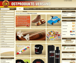 ostprodukt-versand.com: Ostprodukte Versand der DDR Shop
Ostprodukte der DDR die jeder kennt, im Ostprodukte-Versand Shop gibt's das ganze Sortiment! Von DDR-Produkte, Ostpakete, Ostalgie, Lebensmittel bis hin zu Spielwaren