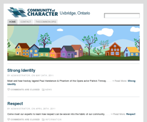 acommunityofcharacter.ca: Uxbridge, Ontario
Uxbridge, Ontario, developing and becoming a community of character. 