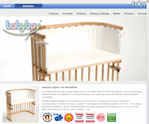 stillbetten.info: babybay - das geniale Beistellbett, Stillbett, Babybett
babybay - Babys schlafen besser als im Babybett. Das Beistellbett, das Sie als Stillbett verwenden können.